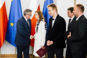 31.07.2015 Warszawa. UroczystoÅÄ wrÄczenia nominacji profesorskich przez prezydenta RP.. foto: Eliza Radzikowska-Białobrzewska/KPRP