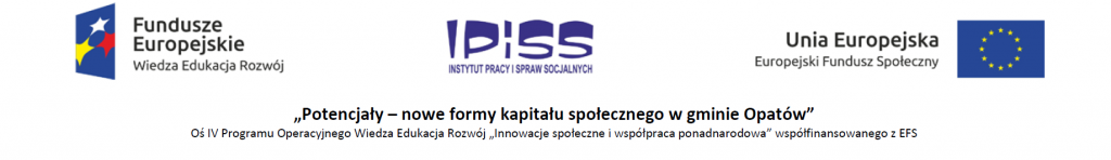 logo Potencjały – Nowe formy kapitału społecznego w gminie Opatów