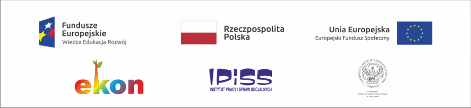 pro­jekt pt.: „Pro­fesjon­al­iza­cja usług asys­tenc­kich i opiekuńczych dla osób niesamodziel­nych – nowe stan­dardy ksz­tałce­nia i opieki”
