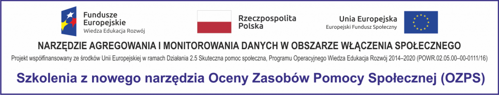 Szkolenia z nowego narzędzia Oceny Zasobów Pomocy Społecznej (OZPS)