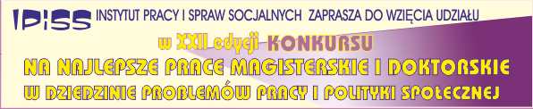 XXII edycja konkursu na najlepsze prace magisterskie i doktorskie uruchomiona!!!