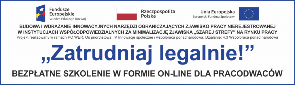 „Zatrudniaj legalnie!” bezpłatne szkolenie w formie on-line dla pracodawców